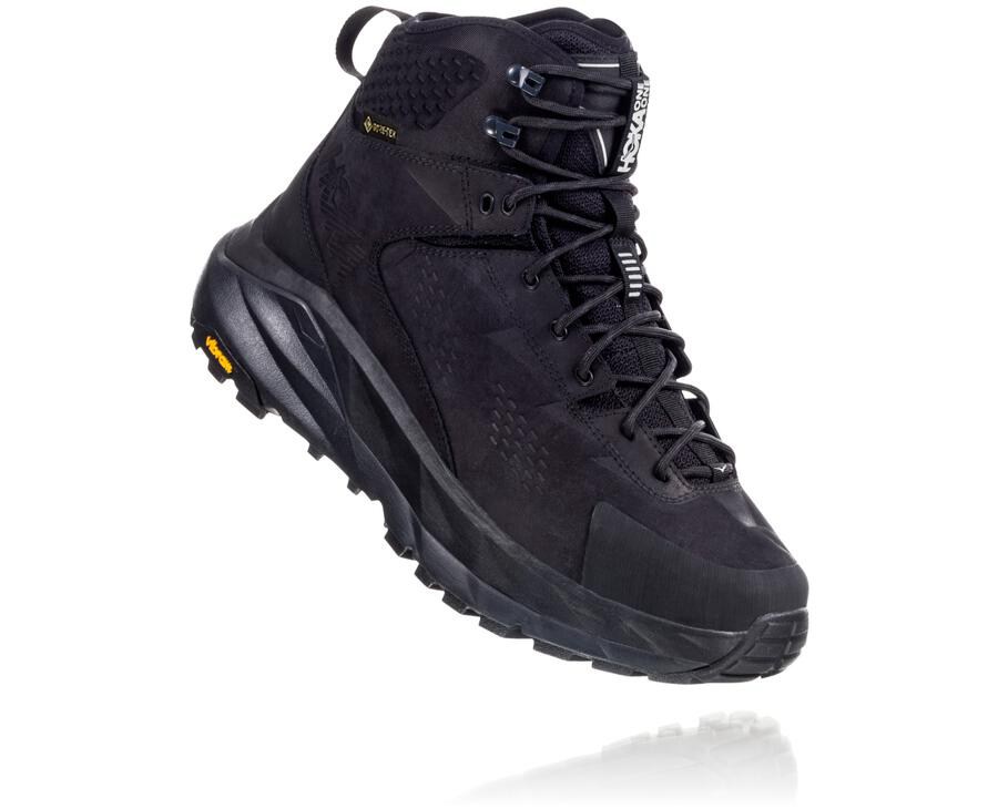 Hoka Kaha Gore-Tex - Men's Hiking Boots - Black - UK 764JFLKZH